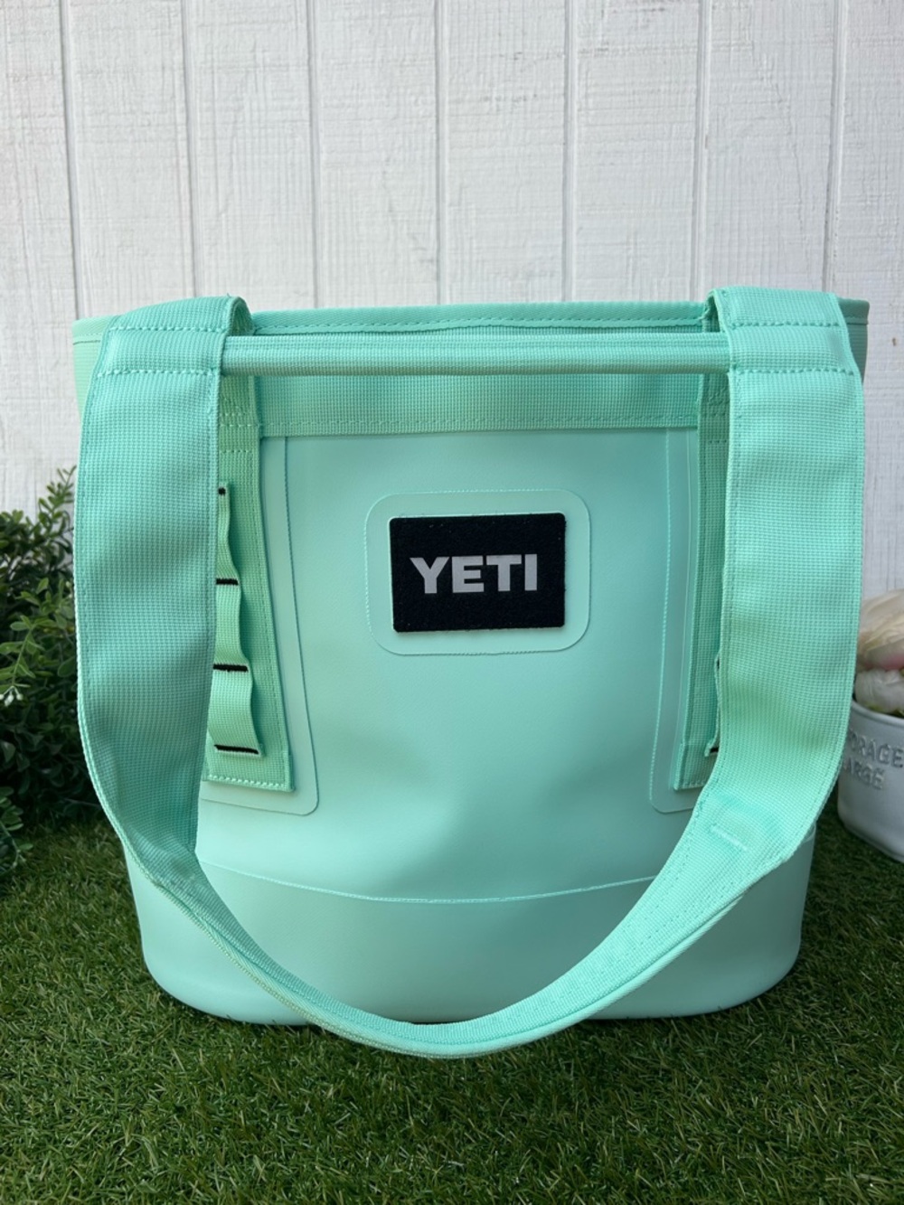 Yeti Sea Foam Tote Bag